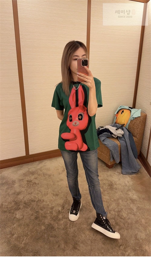 C H A N E L 샤넬 카프스킨 유광 레더 하이탑 스니커즈 신발 3번 이미지