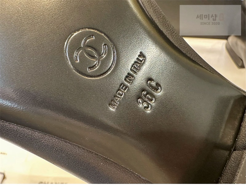 샤넬 샤넬 카프스킨 진주 스트랩 메리제인 구두 신발 9번 이미지