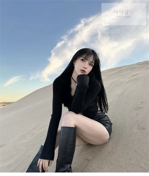 C H A N E L 샤넬 카프스킨 하이 부츠 신발 2번 이미지