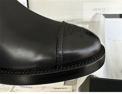 C H A N E L 샤넬 카프스킨 하이 부츠 신발 10번 이미지