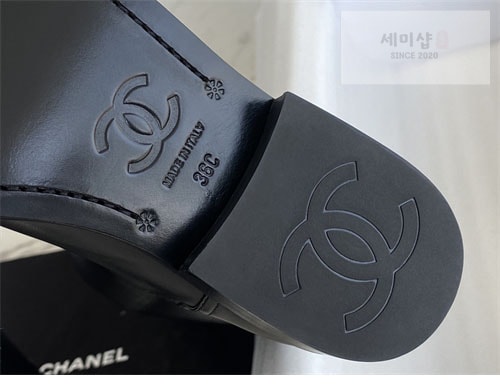 C H A N E L 샤넬 카프스킨 하이 부츠 신발 14번 이미지