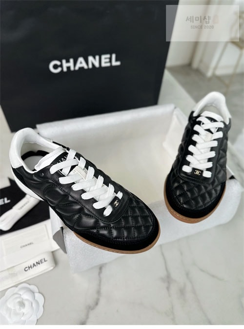 C H A N E L 샤넬 퀼팅 스니커즈 신발 27번 이미지