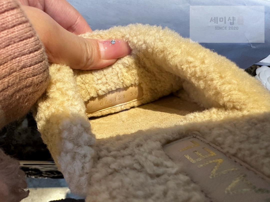 샤넬 샤넬 퀼팅 시어링 뮬 슬리퍼 “35SIZE – 41SIZE” 신발 16번 이미지