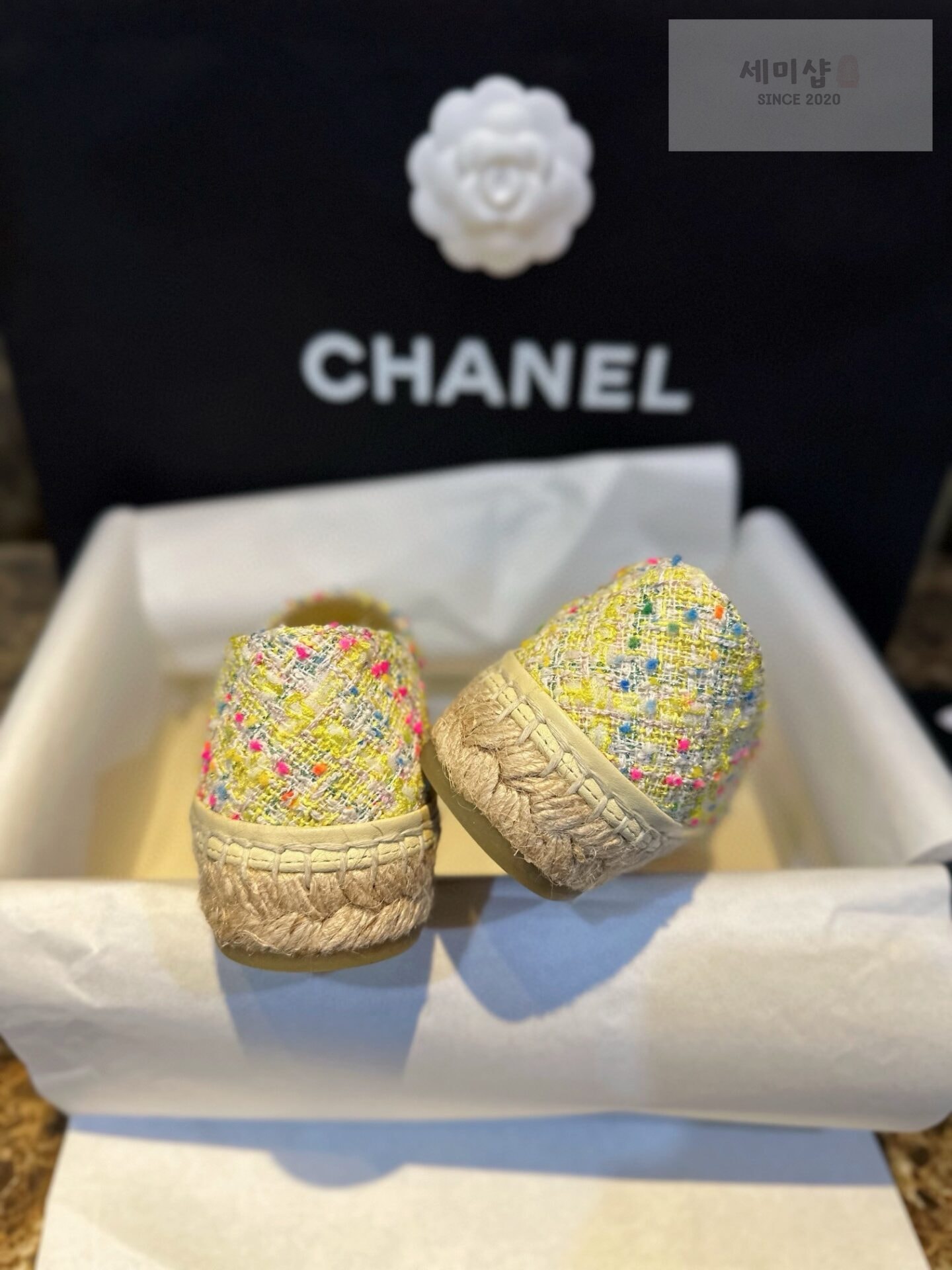 C H A N E L 샤넬 트위드 멀티컬러 에스파듀 “35SIZE – 41SIZE” 신발 9번 이미지