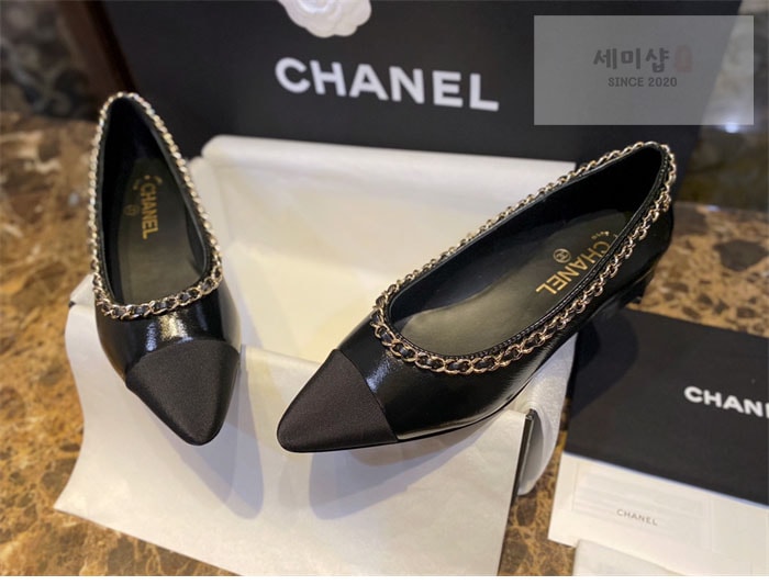 C H A N E L 샤넬 트위드 메리제인 플랫 슈즈 신발 7번 이미지