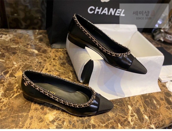 C H A N E L 샤넬 트위드 메리제인 플랫 슈즈 신발 11번 이미지