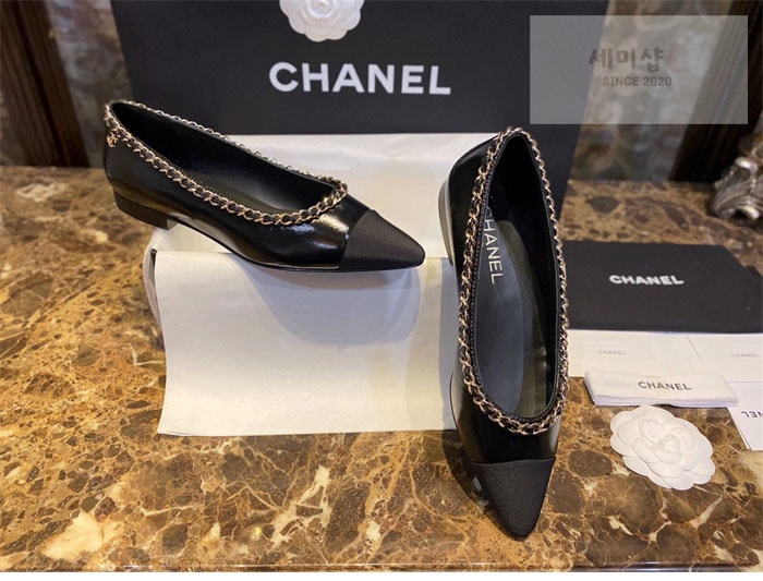 C H A N E L 샤넬 트위드 메리제인 플랫 슈즈 신발 13번 이미지