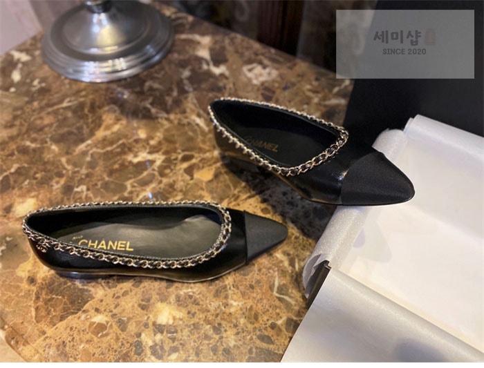 C H A N E L 샤넬 트위드 메리제인 플랫 슈즈 신발 14번 이미지