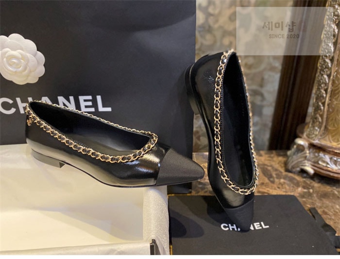 C H A N E L 샤넬 트위드 메리제인 플랫 슈즈 신발 19번 이미지