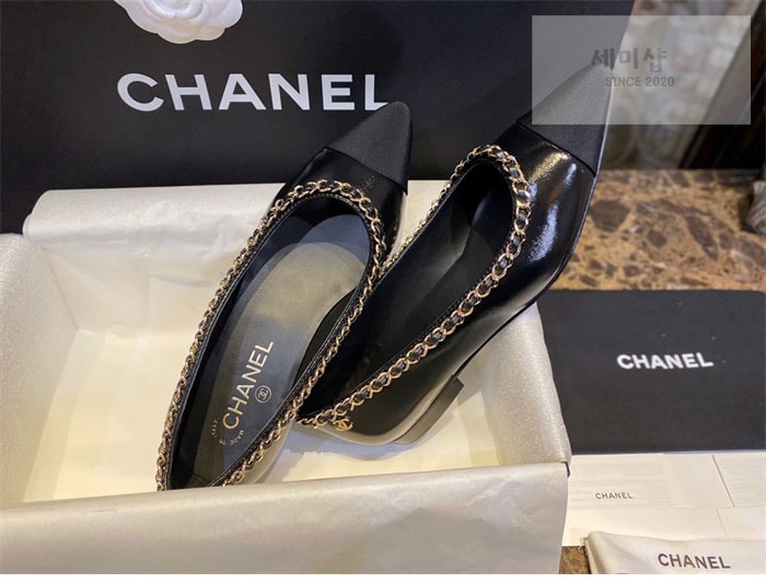 C H A N E L 샤넬 트위드 메리제인 플랫 슈즈 신발 20번 이미지