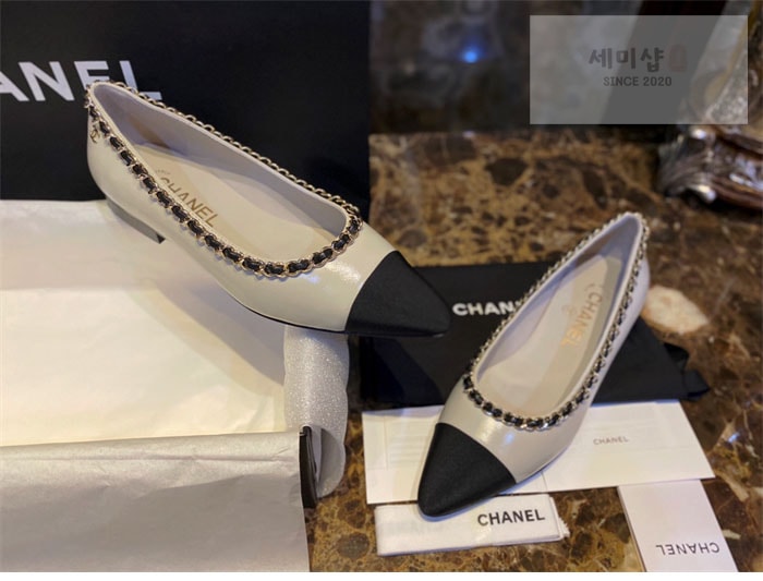 C H A N E L 샤넬 트위드 메리제인 플랫 슈즈 신발 8번 이미지