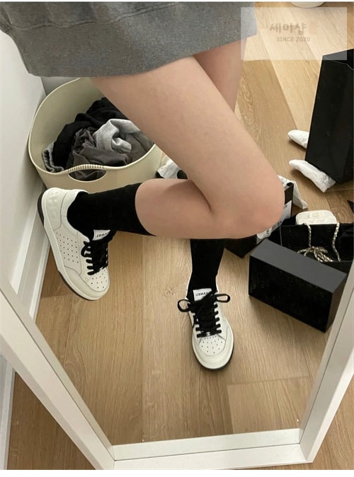 C H A N E L 샤넬 포스 CC로고 스니커즈 신발 36번 이미지