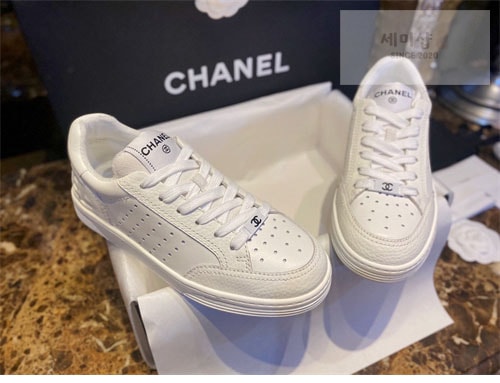 C H A N E L 샤넬 포스 CC로고 스니커즈 신발 39번 이미지