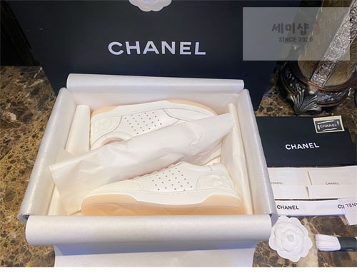 C H A N E L 샤넬 포스 CC로고 스니커즈 신발 14번 이미지