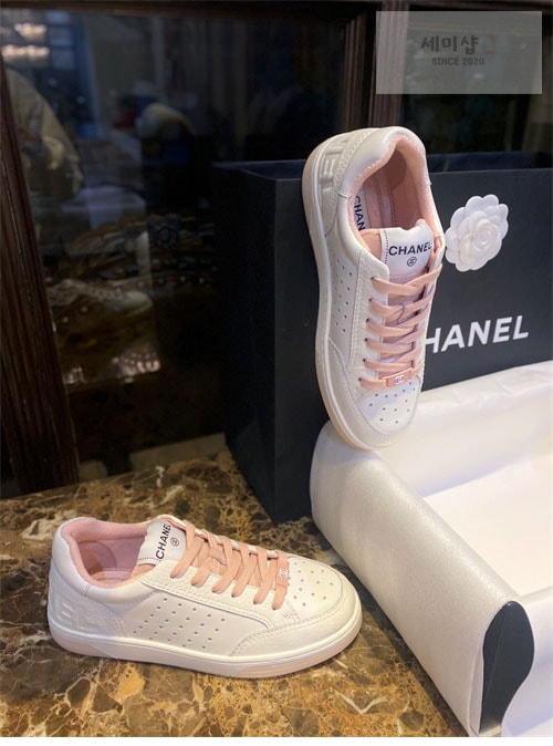 C H A N E L 샤넬 포스 CC로고 스니커즈 신발 22번 이미지