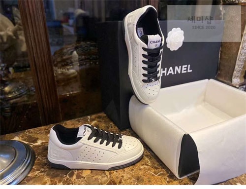 C H A N E L 샤넬 포스 CC로고 스니커즈 신발 33번 이미지