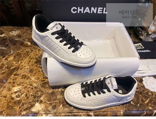 C H A N E L 샤넬 포스 CC로고 스니커즈 신발 34번 이미지