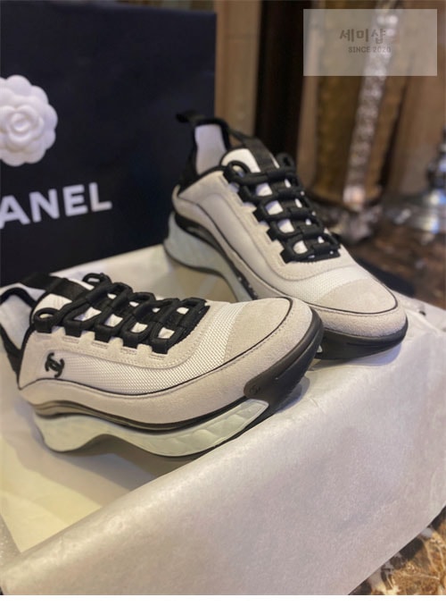 C H A N E L 샤넬 22C 믹스드파이버 스니커즈 신발 7번 이미지