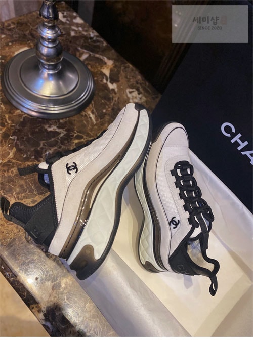 C H A N E L 샤넬 22C 믹스드파이버 스니커즈 신발 16번 이미지