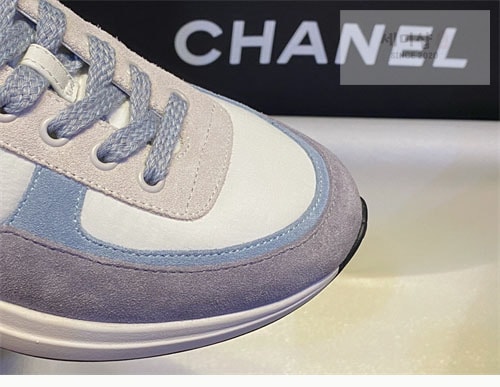 C H A N E L 샤넬 22P 패브릭 스웨이드 스니커즈 신발 12번 이미지