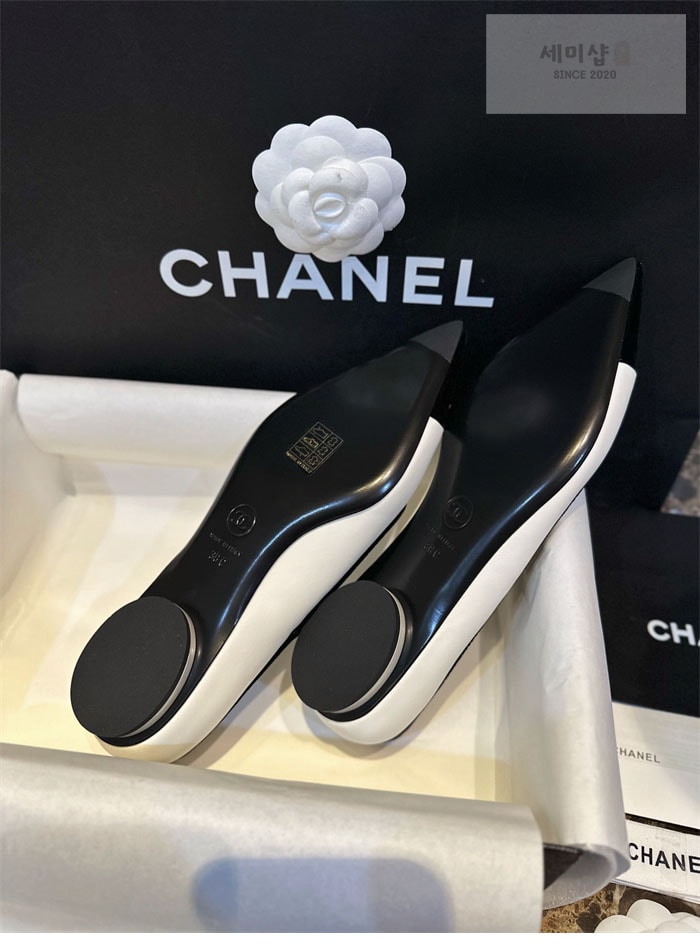 C H A N E L 샤넬 22k 포인트 플랫 메리제인 슈즈 신발 15번 이미지