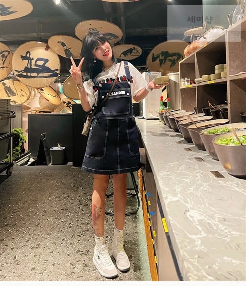 C H A N E L 샤넬 22p CC 메쉬 패브릭 레더 스니커즈 신발 2번 이미지