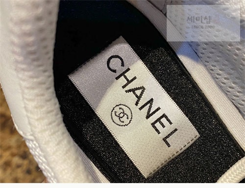 C H A N E L 샤넬 22p CC 메쉬 패브릭 레더 스니커즈 신발 11번 이미지
