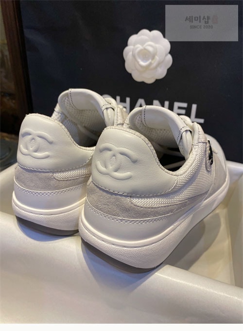 C H A N E L 샤넬 22p CC 메쉬 패브릭 레더 스니커즈 신발 13번 이미지