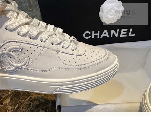 C H A N E L 샤넬 23A CC로고 에어포스 하이탑 올흰 신발 11번 이미지