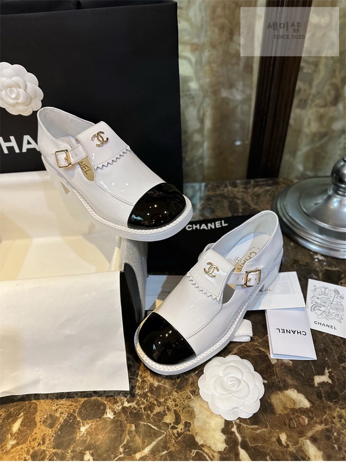 C H A N E L 샤넬 23B CC로고 버클 메리제인 로퍼 신발 18번 이미지
