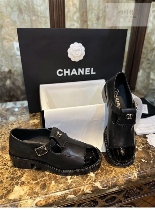C H A N E L 샤넬 23B CC로고 버클 메리제인 로퍼 신발 23번 이미지