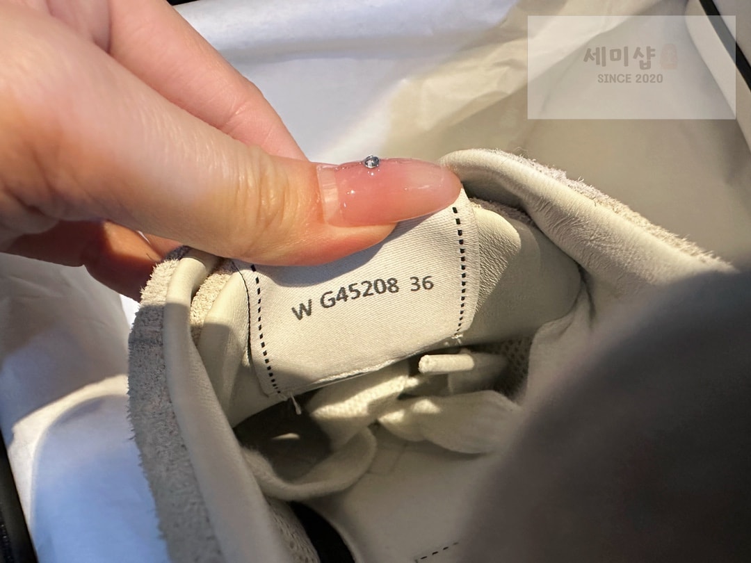 C H A N E L 샤넬 23B CC로고 벨벳 스웨이드 스니커즈 신발 14번 이미지