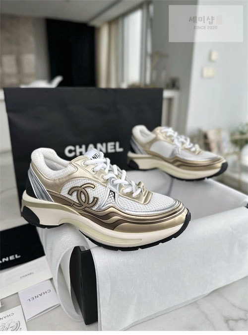 C H A N E L 샤넬 24C CC로고 크루즈 스니커즈 신발 5번 이미지