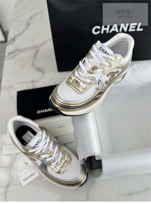 C H A N E L 샤넬 24C CC로고 크루즈 스니커즈 신발 6번 이미지