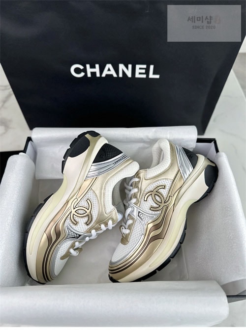 C H A N E L 샤넬 24C CC로고 크루즈 스니커즈 신발 8번 이미지