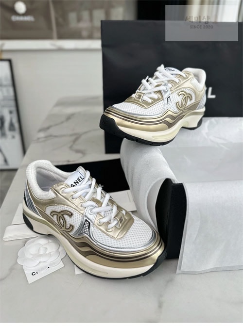 C H A N E L 샤넬 24C CC로고 크루즈 스니커즈 신발 12번 이미지