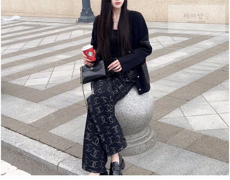 C H A N E L 샤넬 24K CC로고 샤이니 하트 로퍼 신발 3번 이미지