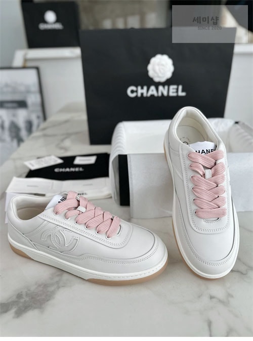 C H A N E L 샤넬 24P CC로고 스니커즈 신발 5번 이미지