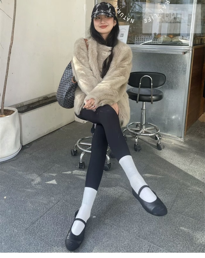 C H A N E L 샤넬 24c 메리제인 플랫슈즈 신발 3번 이미지