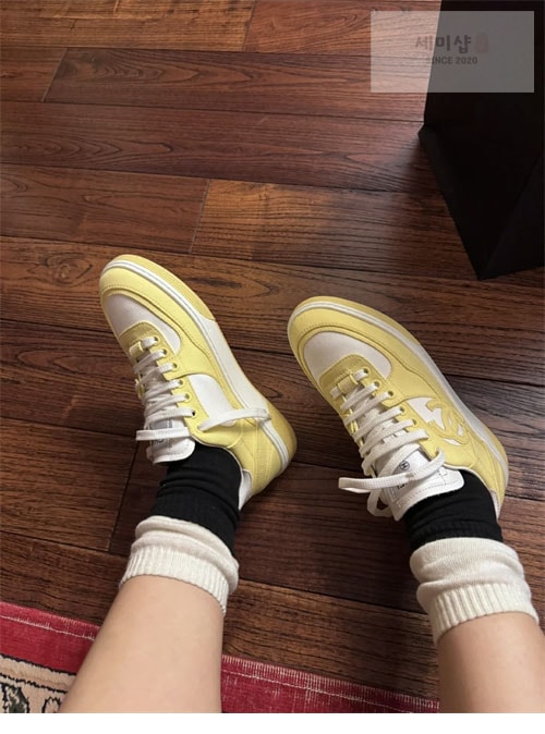 C H A N E L 샤넬 24c CC로고 크루즈 테니스 스니커즈 신발 2번 이미지