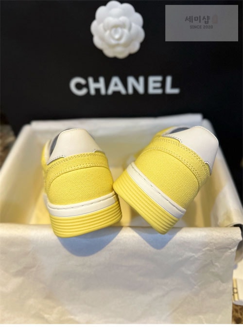 C H A N E L 샤넬 24c CC로고 크루즈 테니스 스니커즈 신발 9번 이미지