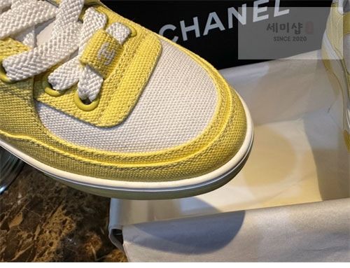C H A N E L 샤넬 24c CC로고 크루즈 테니스 스니커즈 신발 11번 이미지