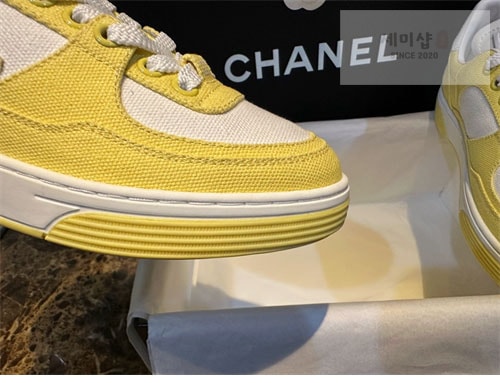 C H A N E L 샤넬 24c CC로고 크루즈 테니스 스니커즈 신발 12번 이미지
