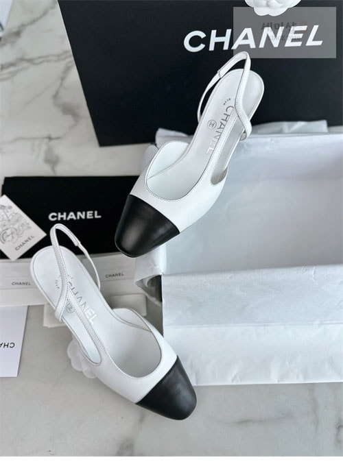 C H A N E L 샤넬 24k cc로고 램스킨 슬링백 신발 2번 이미지