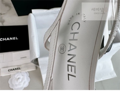 C H A N E L 샤넬 24k cc로고 램스킨 슬링백 신발 8번 이미지