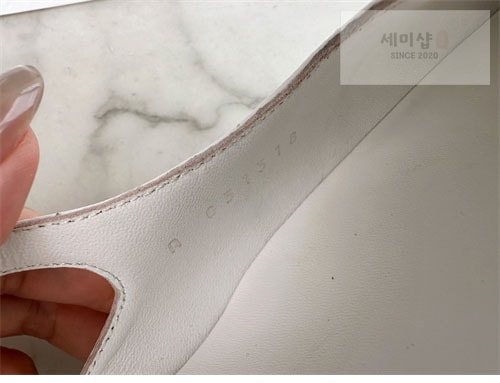 C H A N E L 샤넬 24k cc로고 램스킨 슬링백 신발 9번 이미지