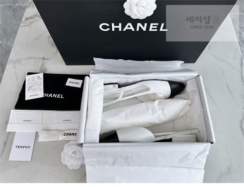 C H A N E L 샤넬 24k cc로고 램스킨 슬링백 신발 4번 이미지
