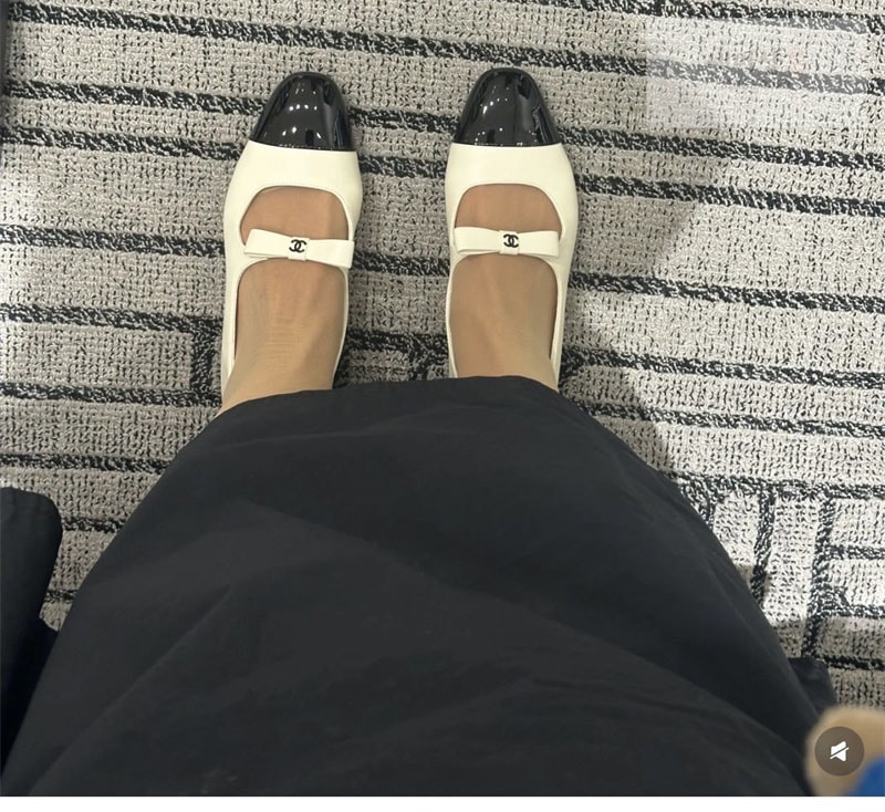 샤넬 샤넬 25B 메리 제인 발레리나 플랫 슈즈 신발 13번 이미지