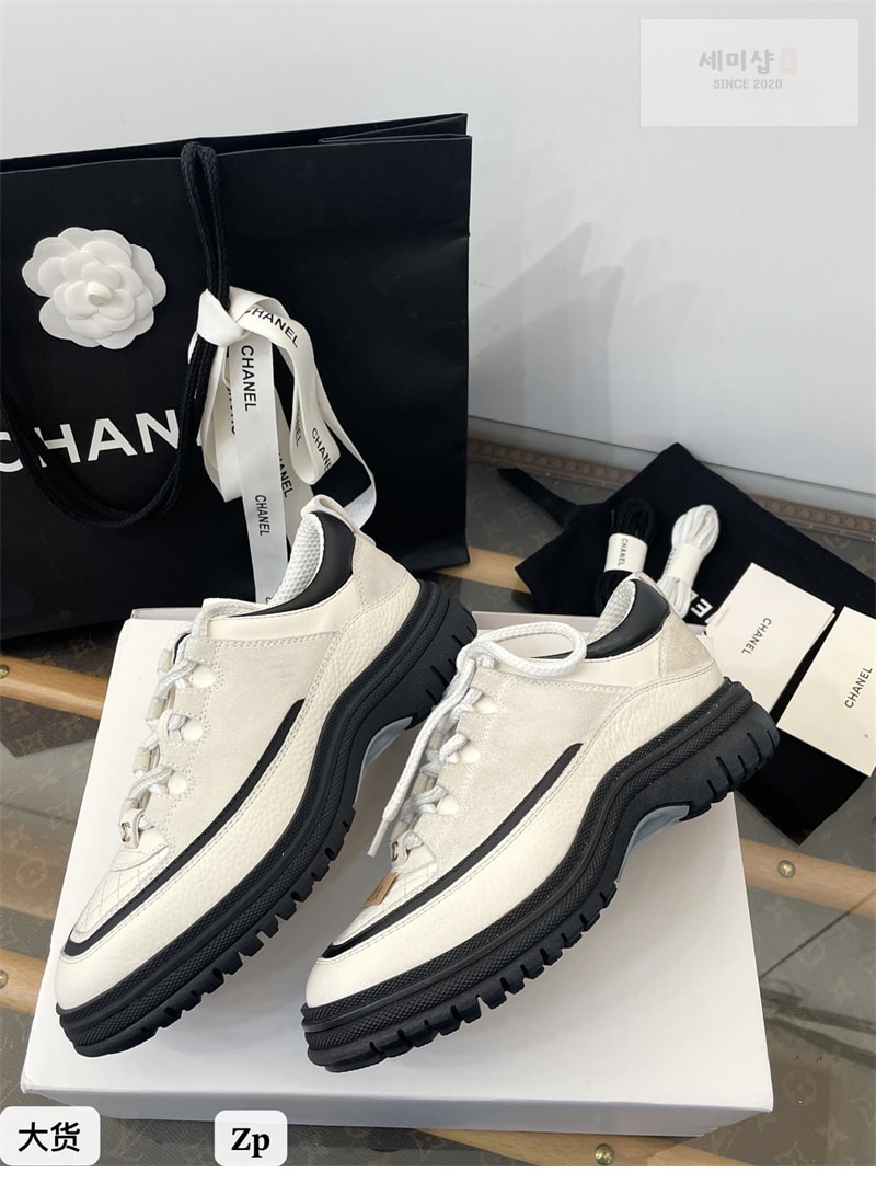 C H A N E L 샤넬 25B 퀼팅 스니커즈 블랙 신발 17번 이미지