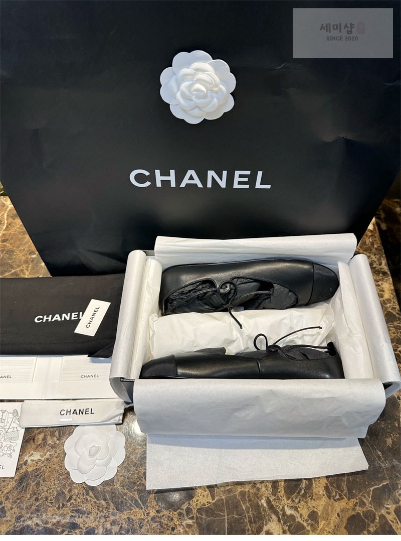 C H A N E L 샤넬 25C 메리제인 슈즈 블랙 신발 3번 이미지